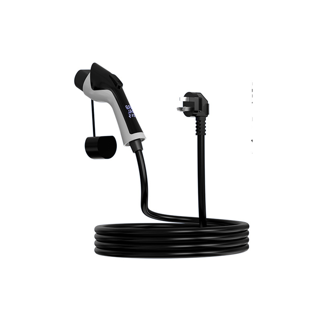 Portable Charging Gun, 3.5KW Fast Charge 16A/10A