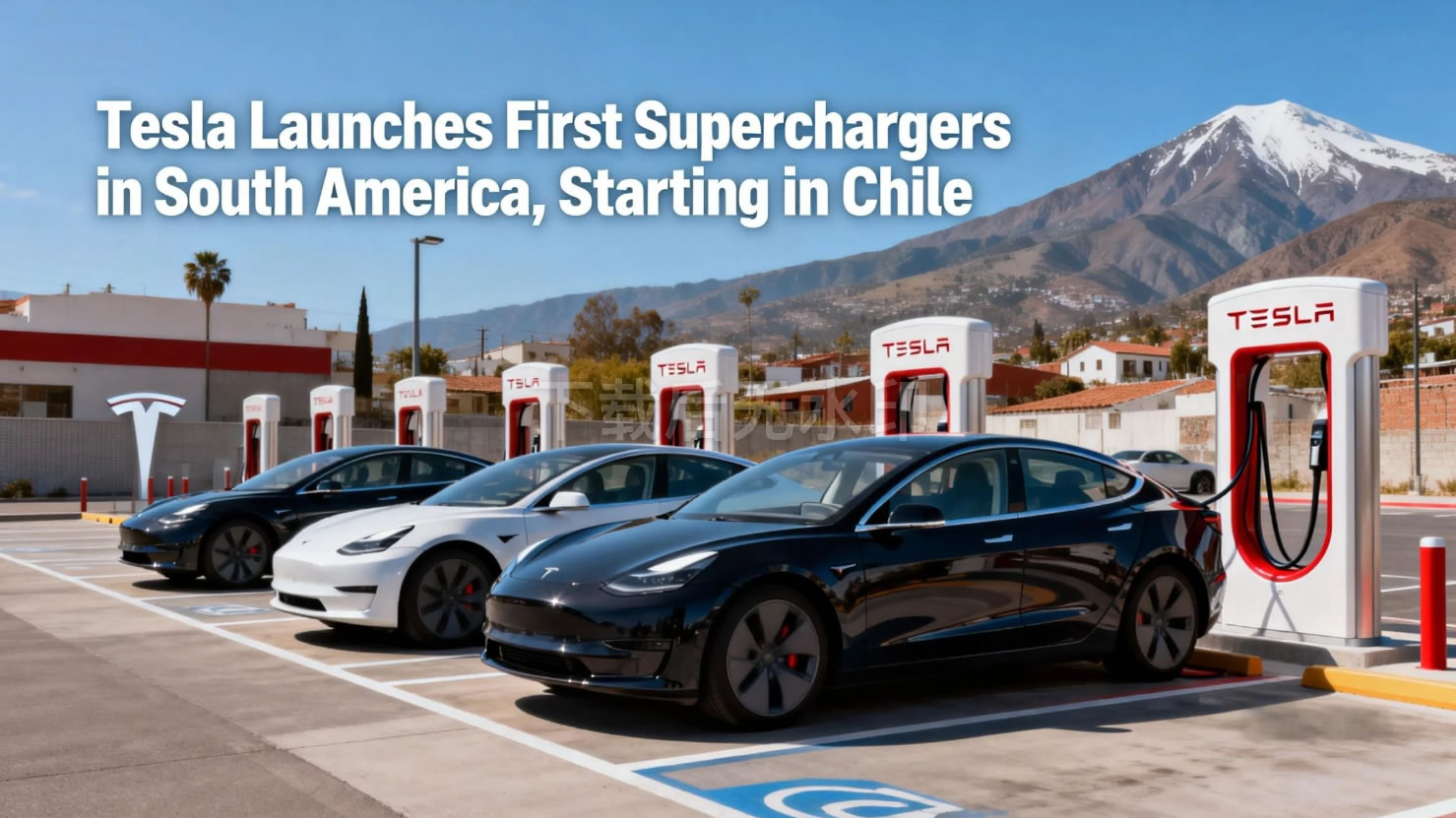 Tesla Launches First Superchargers in South America, Starting in Chile