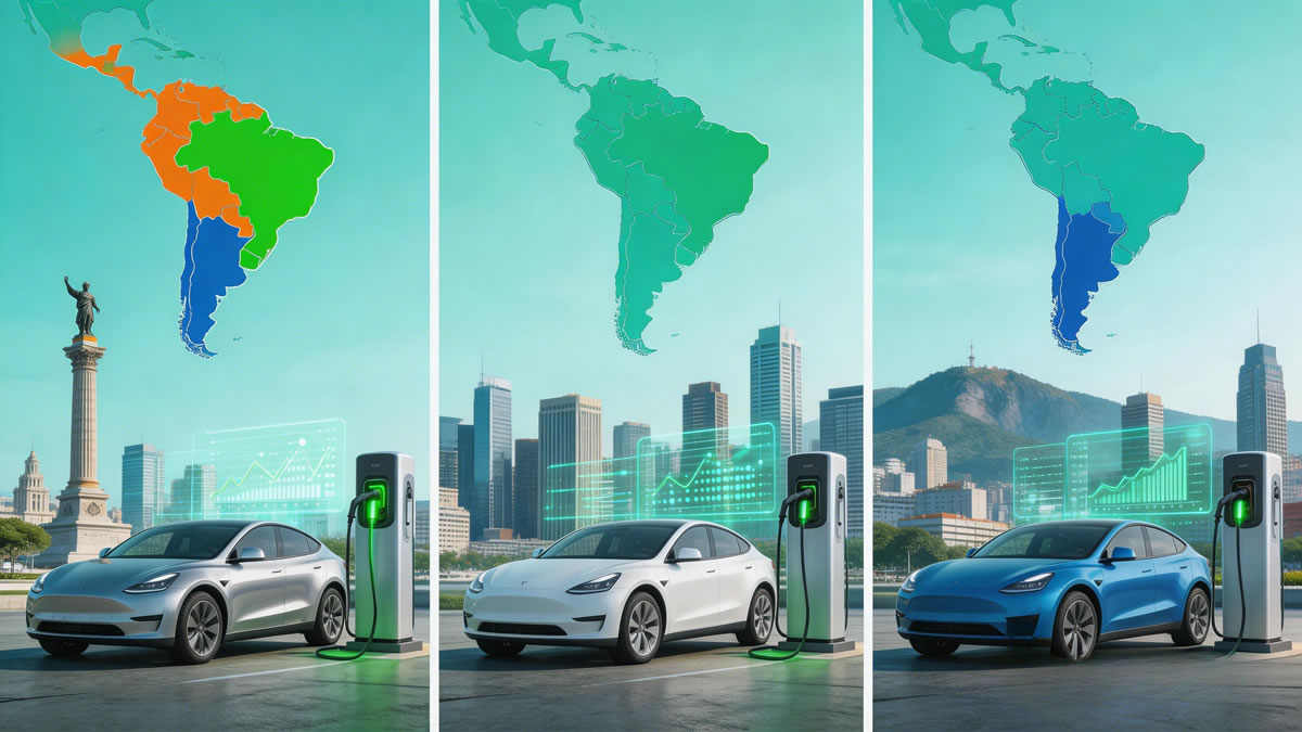 Mexico, Brazil, and Chile: Who Leads EV Charging Infrastructure in Latin America?